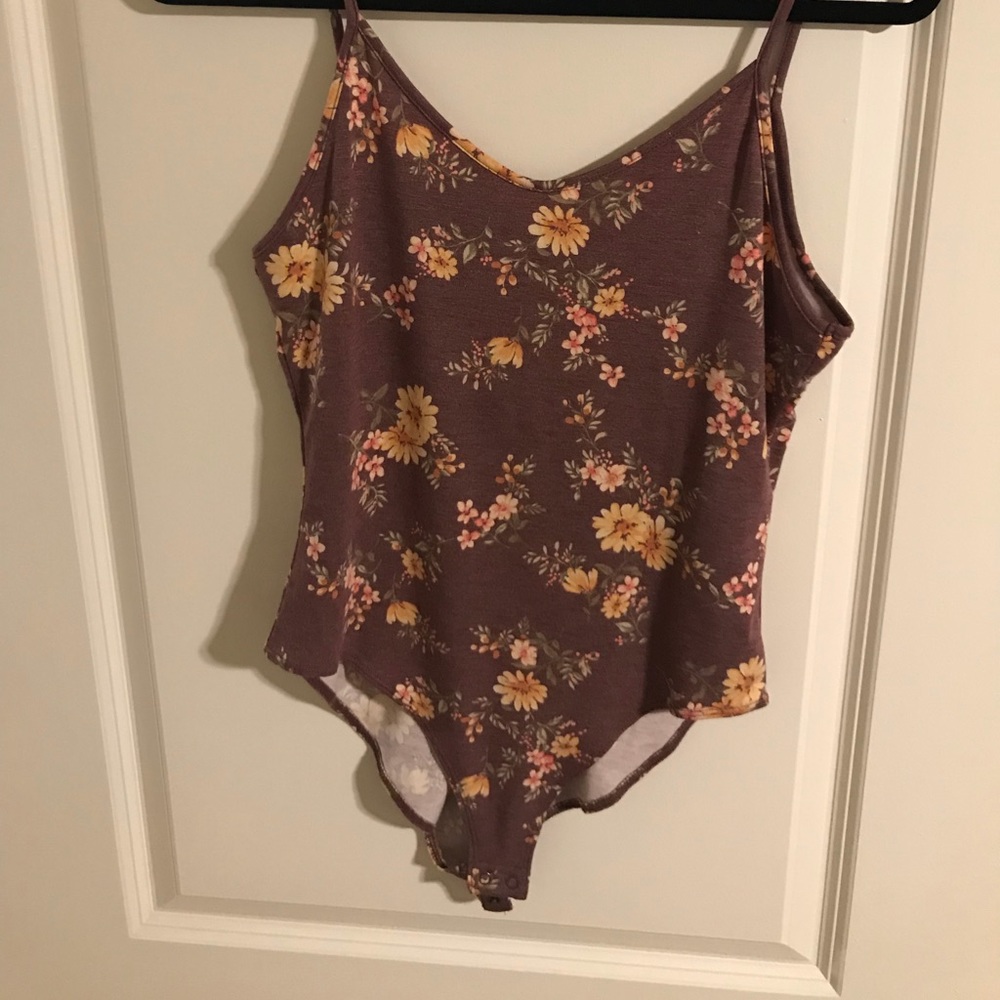 Forever 21 floral bodysuit - never worn